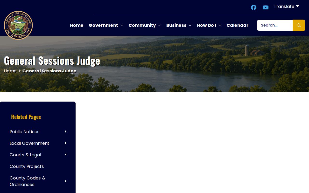 Trousdale County General Sessions civil docket information