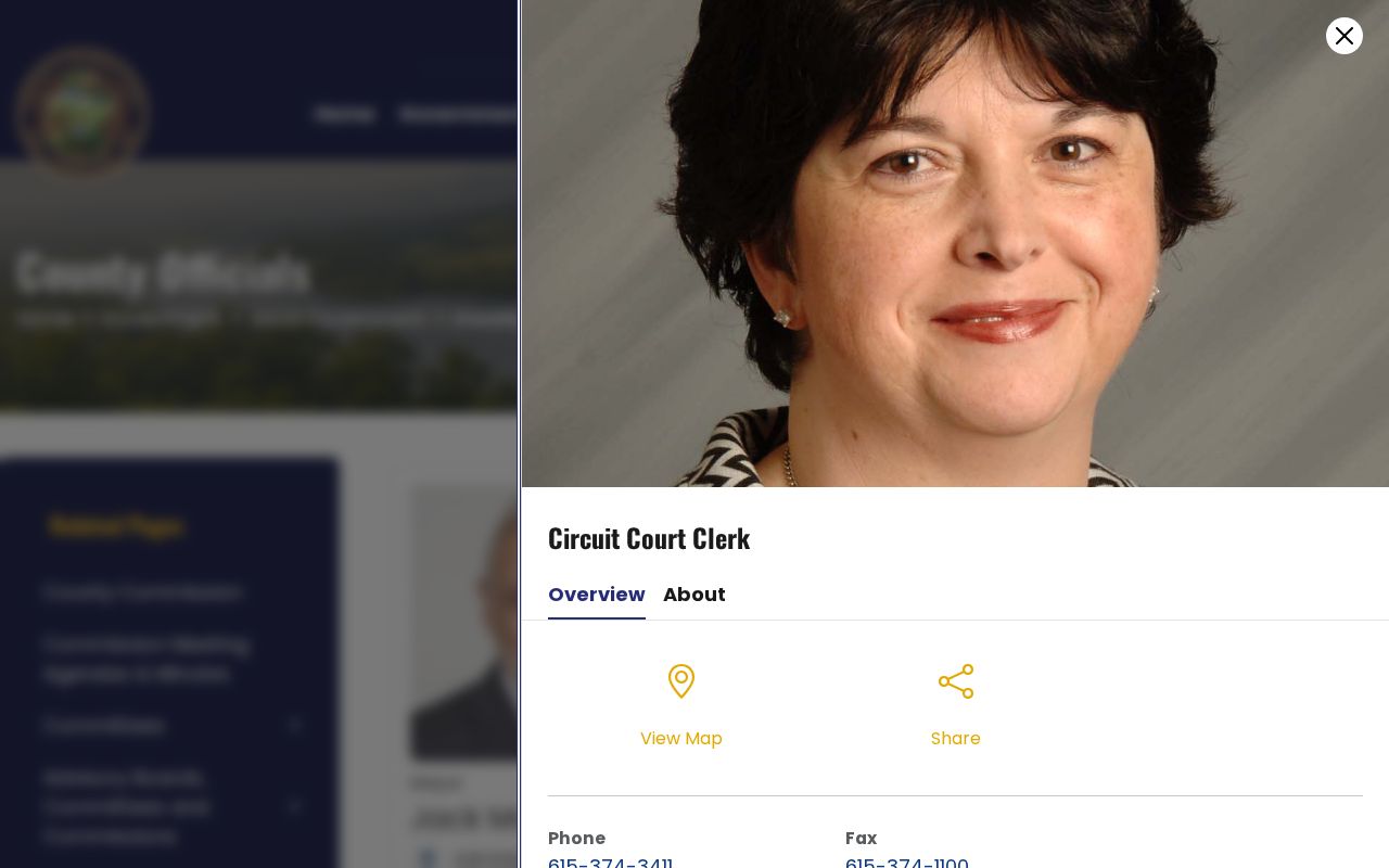 Trousdale County court docket Circuit Court Clerk contact